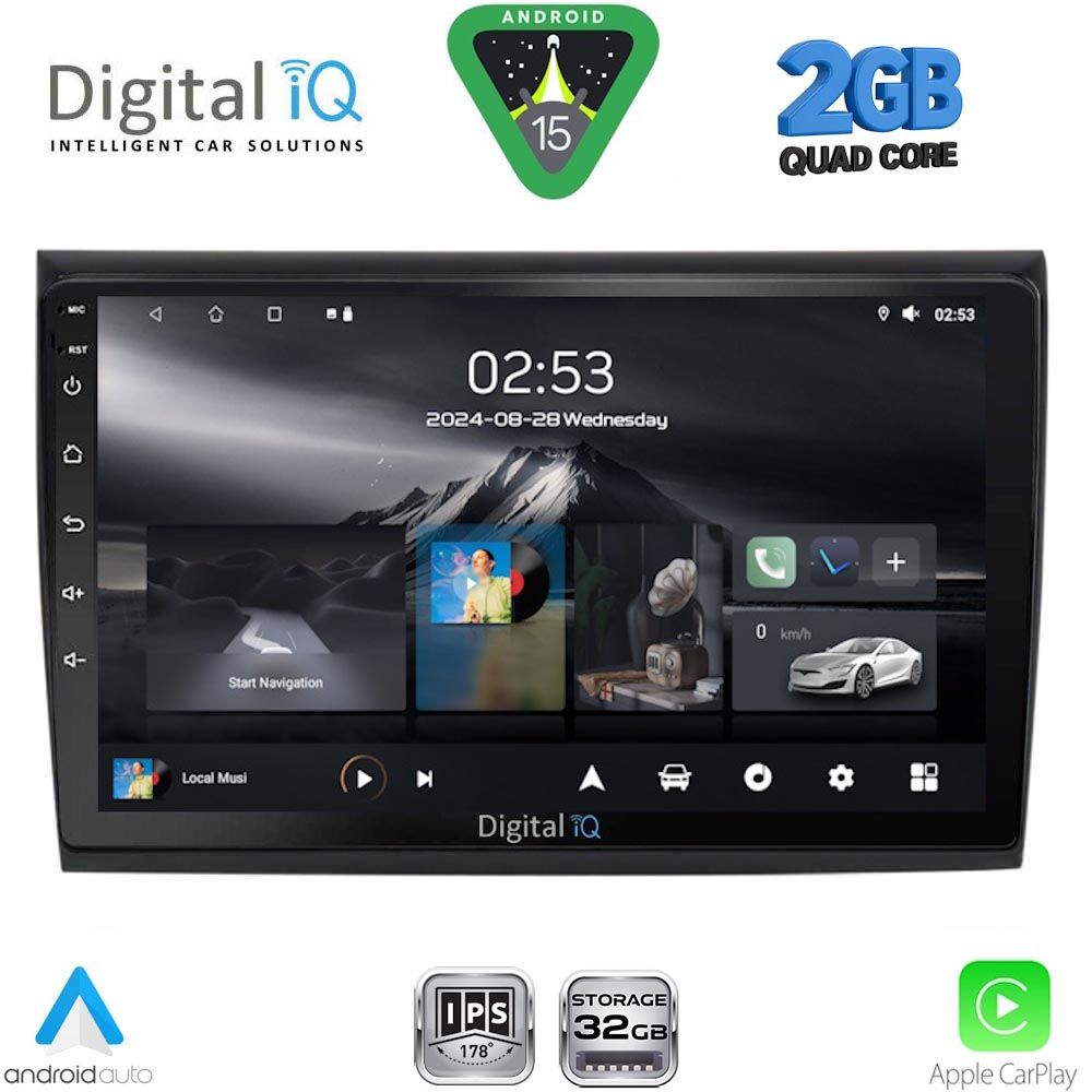 RSD1136_15 DIGITAL IQ RSD 1136_CPA (9inc) MULTIMEDIA TABLET for FIAT BRAVO mod. 2007-2019 - Image 1