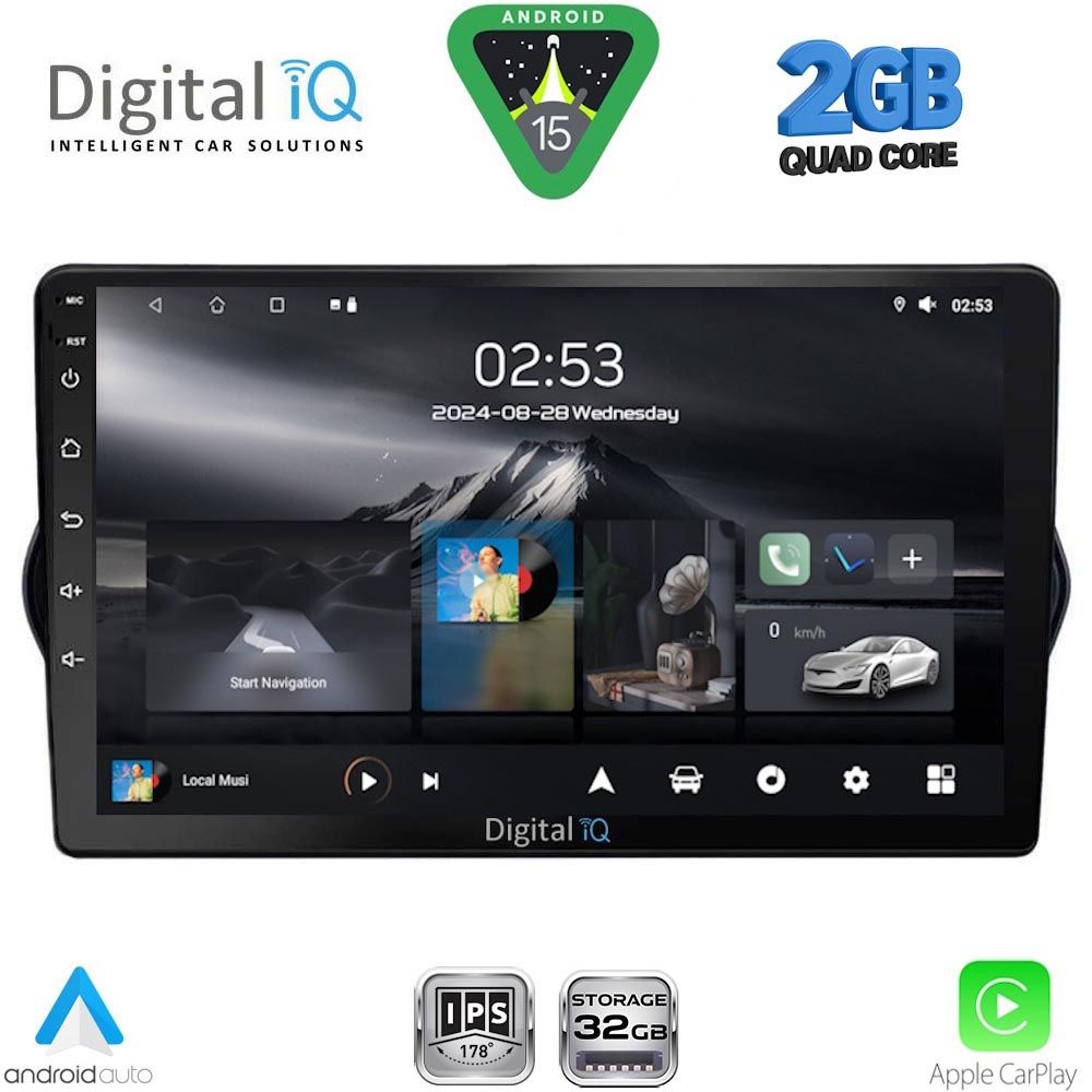 RSD1148_15 DIGITAL IQ RSD 1148_CPA (9inc) MULTIMEDIA TABLET for FIAT TIPO mod. 2015-2023 - Image 1