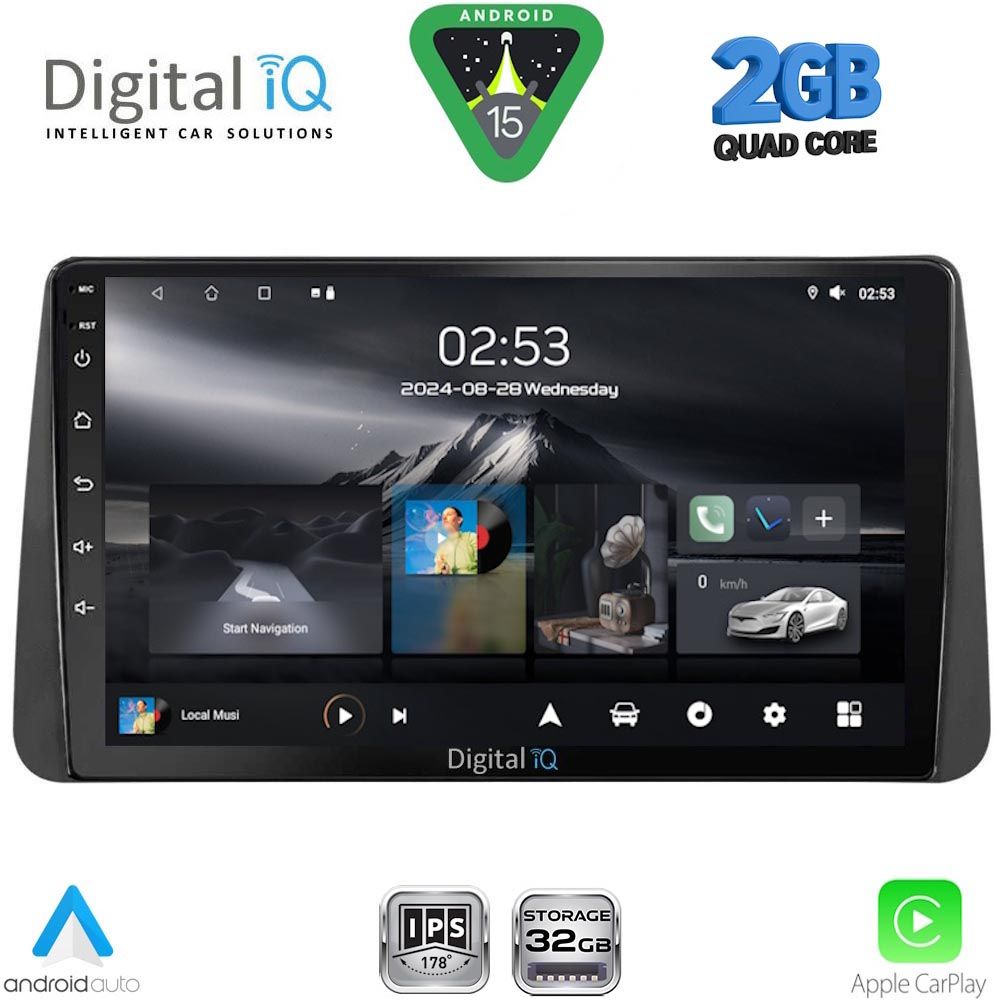 RSD1149_15 DIGITAL IQ RSD 1149_CPA DASH (9inc) MULTIMEDIA TABLET for FIAT TIPO mod. 2018-2023 - Image 1