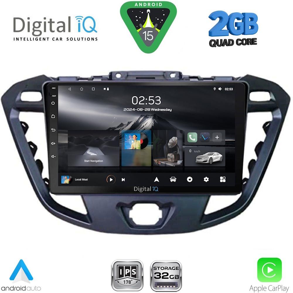 RSD1177_15 DIGITAL IQ RSD 1177_CPA (9inc) MULTIMEDIA TABLET for FORD TRANSIT CUSTOM | TOURNEO CUSTOM mod. 2013-2019 - Image 1