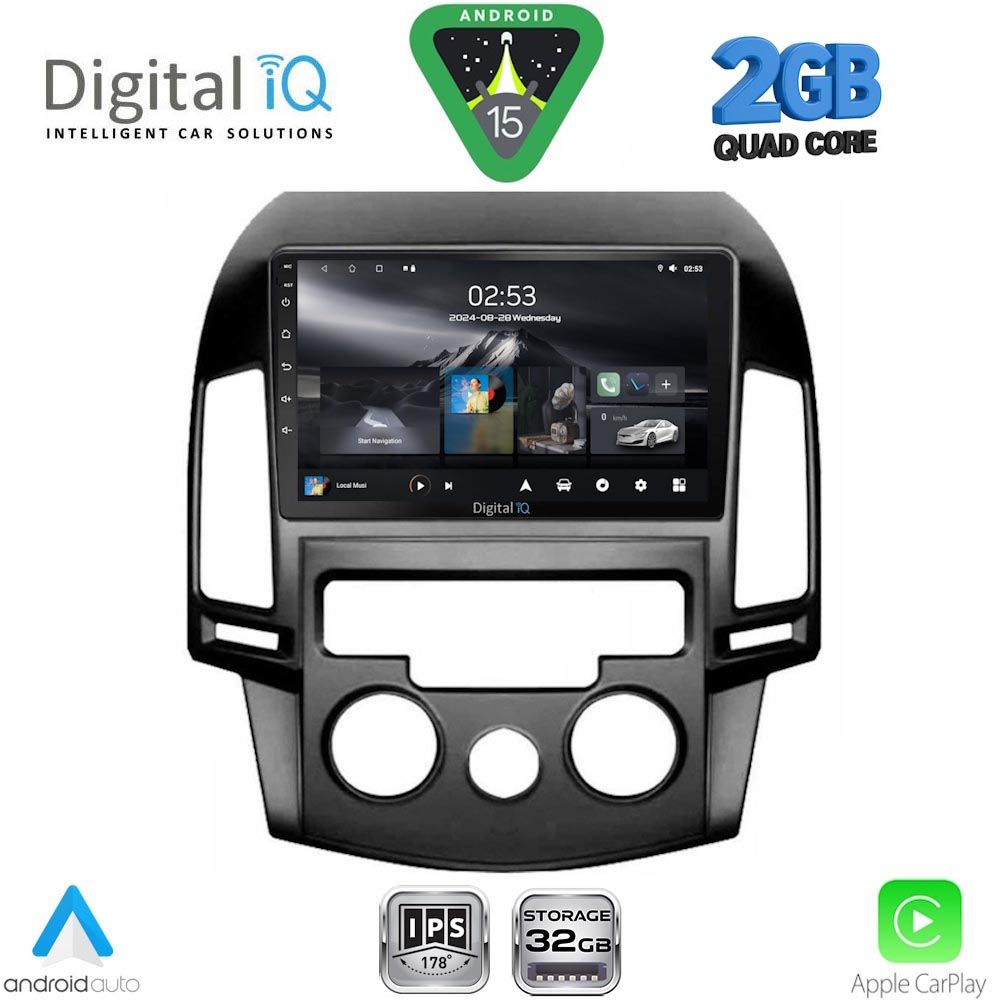 RSD1231AC_15 DIGITAL IQ RSD 1231_CPA A/C (9inc) MULTIMEDIA TABLET for HYUNDAI i30 mod. 2007-2012 - Image 1
