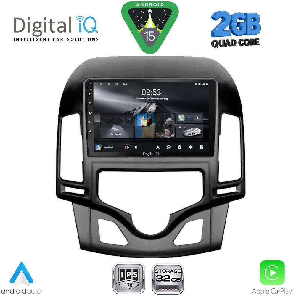 RSD1231CL_15 DIGITAL IQ RSD 1231_CPA CLIMA (9inc) MULTIMEDIA TABLET for HYUNDAI i30 mod. 2007-2012 - Image 1