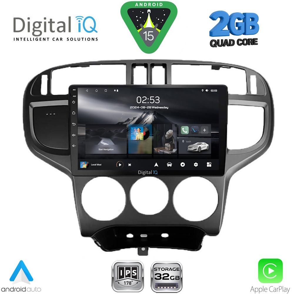 RSD1240_15 DIGITAL IQ RSD 1240_CPA (9inc) MULTIMEDIA TABLET for HYUNDAI MATRIX mod. 2001-2010 - Image 1