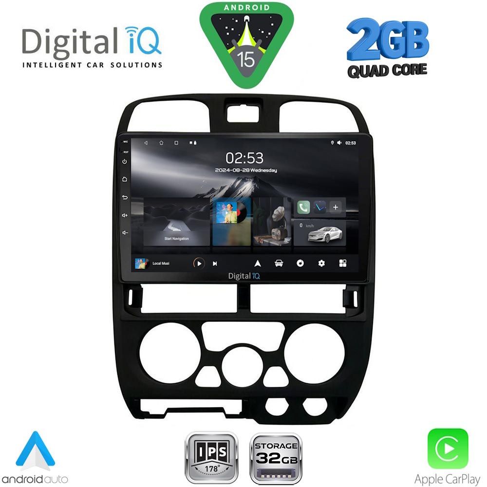 RSD1253BL_15 DIGITAL IQ RSD 1253BL_CPA (9inc) MULTIMEDIA TABLET for ISUZU D-MAX mod. 2002-2008 (BLACK) - Image 1