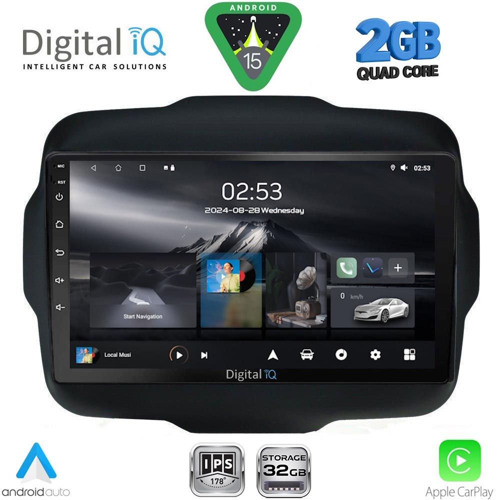 RSD1290_15 DIGITAL IQ RSD 1290_CPA (9inc) MULTIMEDIA TABLET for JEEP RENEGADE mod. 2014-2025 - Image 1