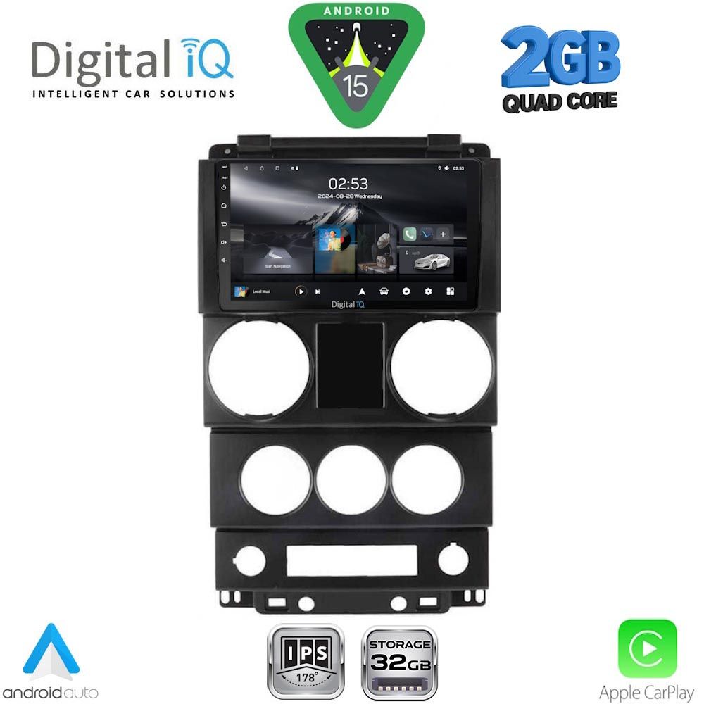 RSD1292_15 DIGITAL IQ RSD 1292_CPA (9inc) MULTIMEDIA TABLET for JEEP WRANGLER mod. 2006-2011 - Image 1