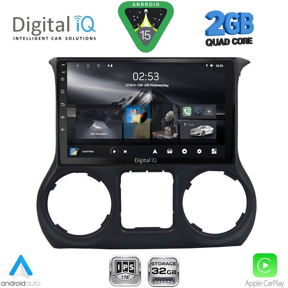 RSD1296_15 DIGITAL IQ RSD 1296_CPA (10inc) MULTIMEDIA TABLET for JEEP WRANGLER mod. 2014-2017 - Image 1