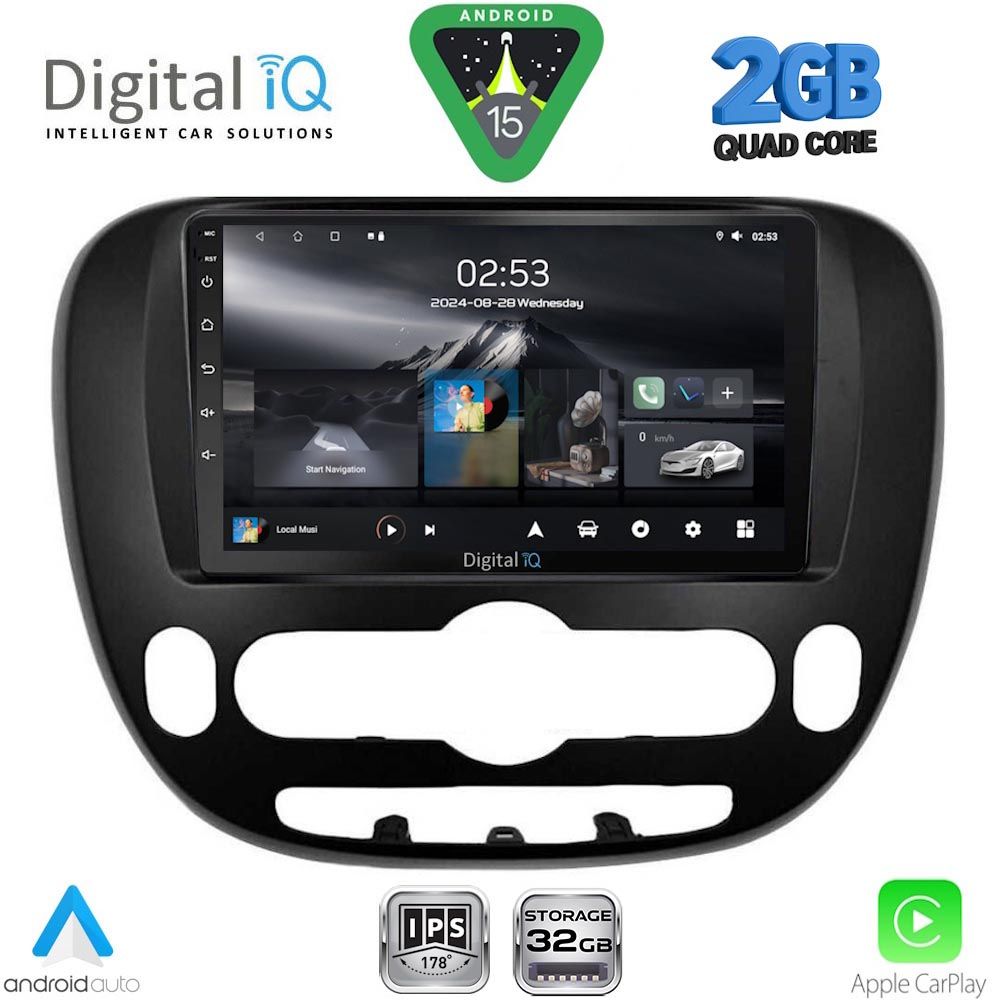 RSD1321_15 DIGITAL IQ RSD 1321_CPA (9inc) MULTIMEDIA TABLET for KIA SOUL mod. 2014-2025 - Image 1