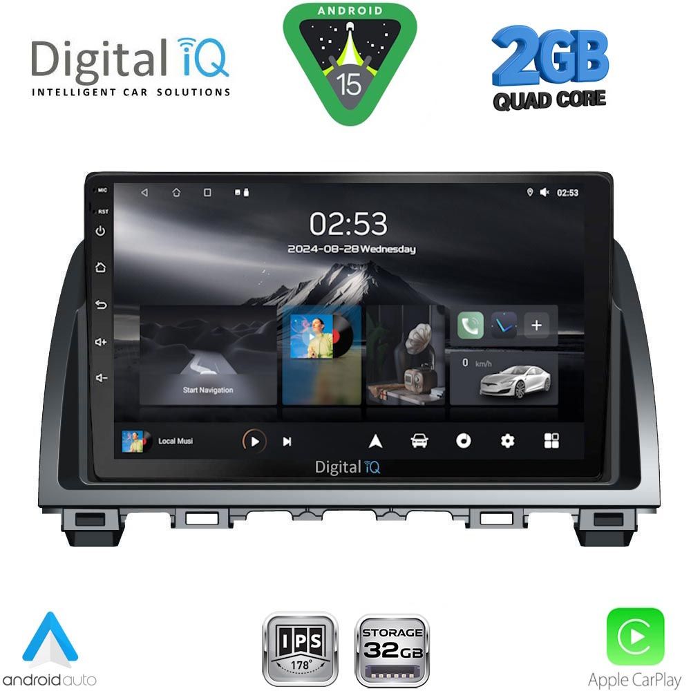 RSD1378_15 DIGITAL IQ RSD 1378_CPA (9inc) MULTIMEDIA TABLET for MAZDA 6 mod. 2012-2017 - Image 1