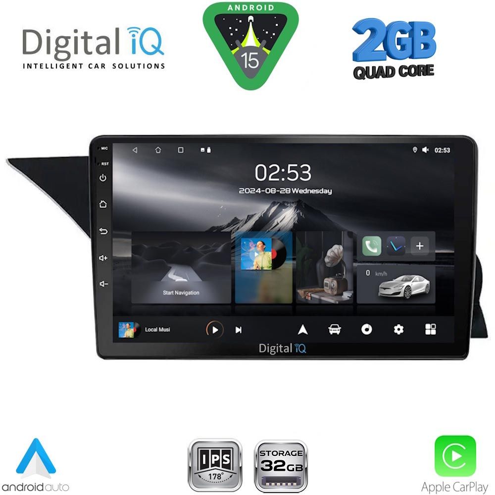 RSD1412_15 DIGITAL IQ RSD 1412_CPA (NTG 4.5) (9inc) MULTIMEDIA TABLET for MERCEDES GLK (X204) mod. 2013-2017 - Image 1