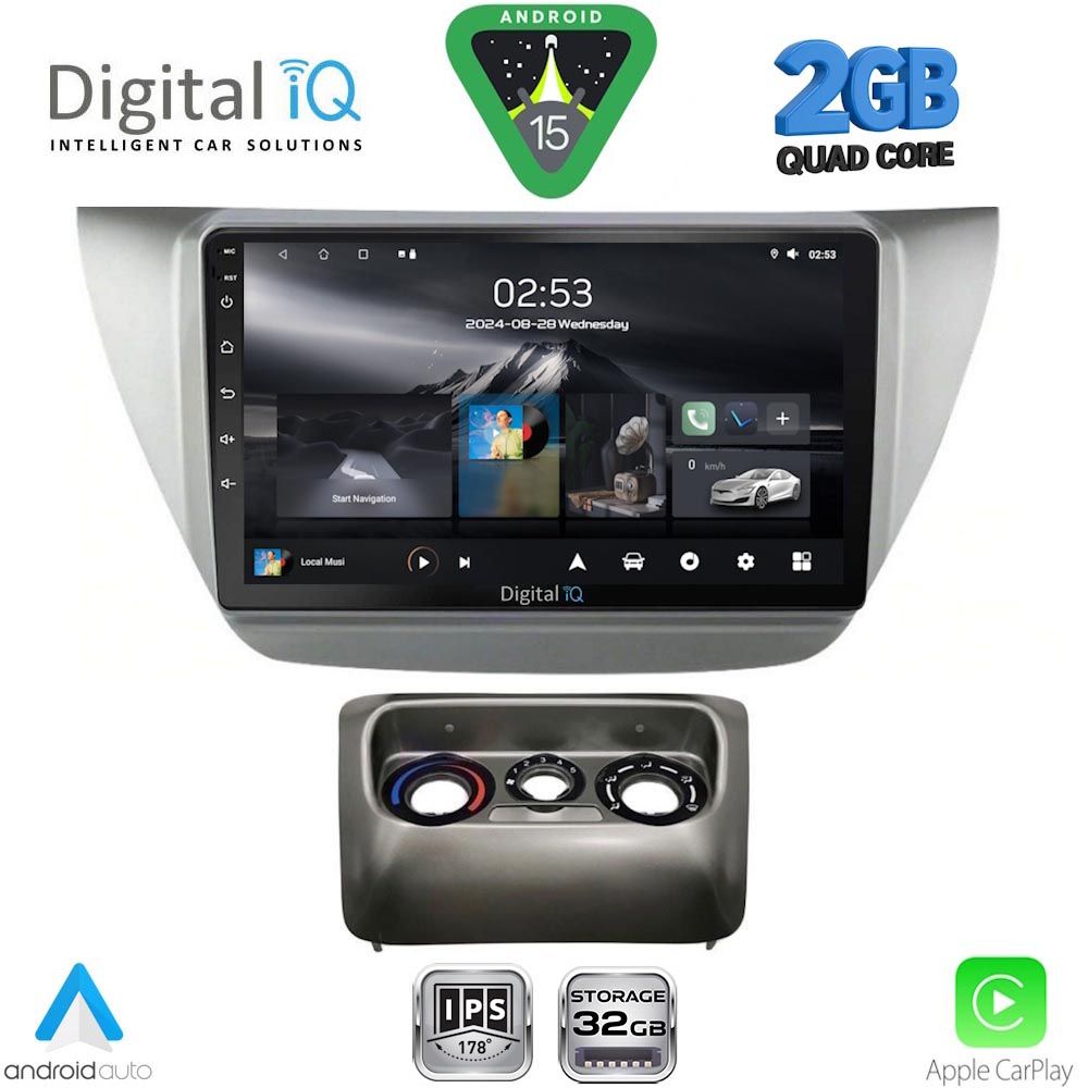 RSD1433_15 DIGITAL IQ RSD 1433_CPA (9inc) MULTIMEDIA TABLET for MITSUBISHI LANCER mod. 2000-2007 - Image 1