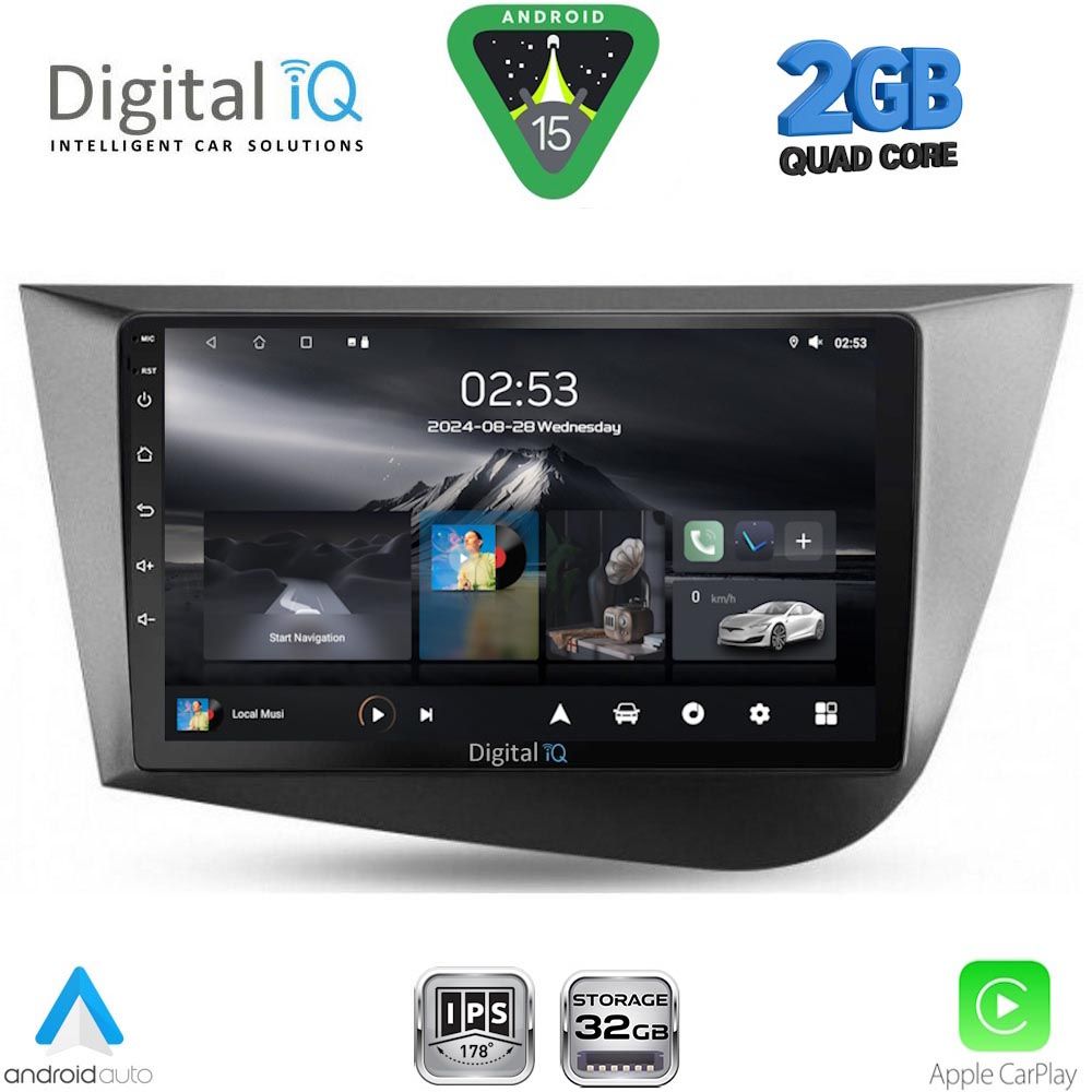 RSD1574_15 DIGITAL IQ RSD 1574_CPA (9inc) MULTIMEDIA TABLET for SEAT LEON mod. 2005-2012 - Image 1