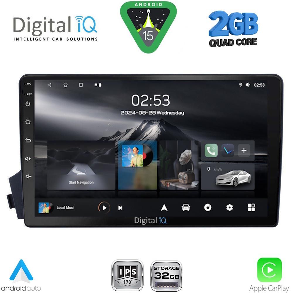 RSD1650_15 DIGITAL IQ RSD 1650_CPA (9inc) MULTIMEDIA TABLET for SSANGYONG ACTYON - KYRON mod. 2006-2015 - Image 1