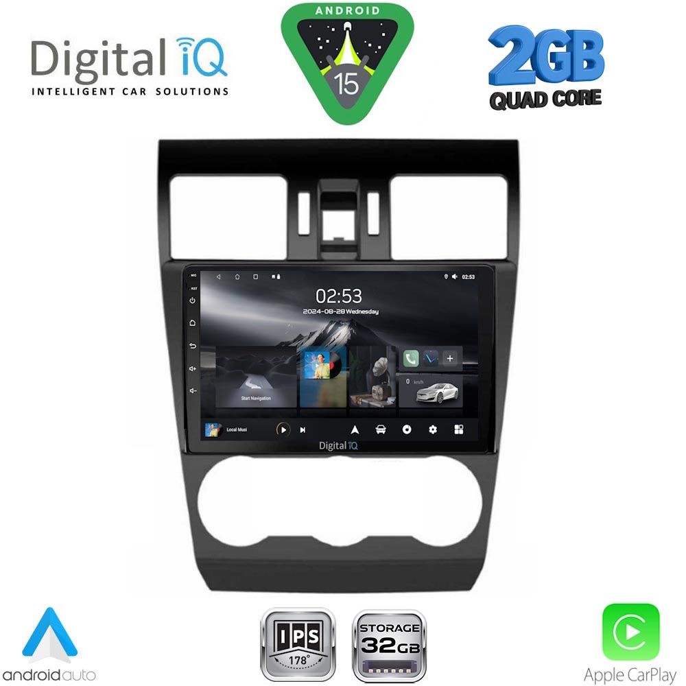 RSD1663_15 DIGITAL IQ RSD 1663_CPA (9inc) MULTIMEDIA TABLET for SUBARU FORESTER - IMPREZA - XV mod. 2013-2019 - Image 1