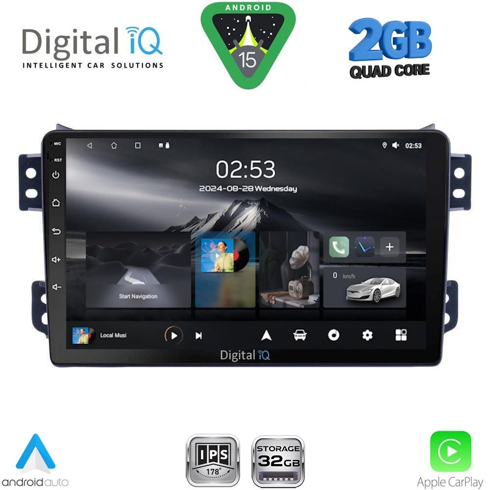 RSD1682_15 DIGITAL IQ RSD 1682_CPA (9inc) MULTIMEDIA TABLET for OPEL AGILA - SUZUKI SPLASH mod. 2008-2018 - Image 1