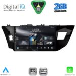 DIGITAL IQ RSD 1714MD_CPA (10inc) MULTIMEDIA TABLET for TOYOTA COROLLA mod. 2013-2016