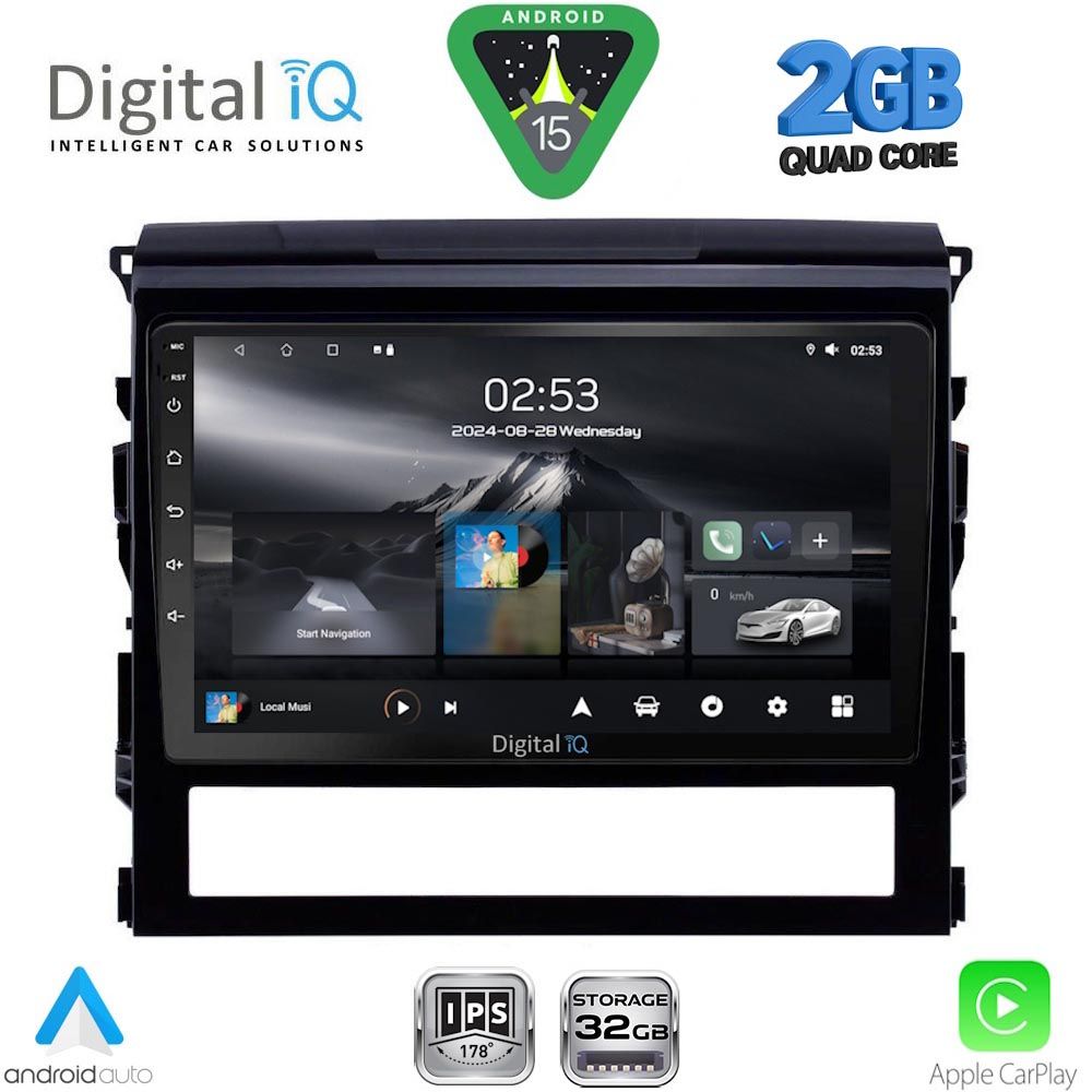RSD1725_15 DIGITAL IQ RSD 1725_CPA (9inc) MULTIMEDIA TABLET for TOYOTA LANDCRUISER mod. 2016-2019 - Image 1