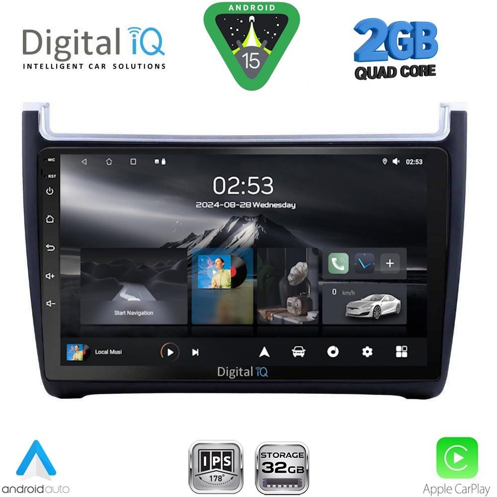 RSD1757_15 DIGITAL IQ RSD 1757_CPA (9inc) MULTIMEDIA TABLET for VW POLO mod. 2014-2017 - Image 1