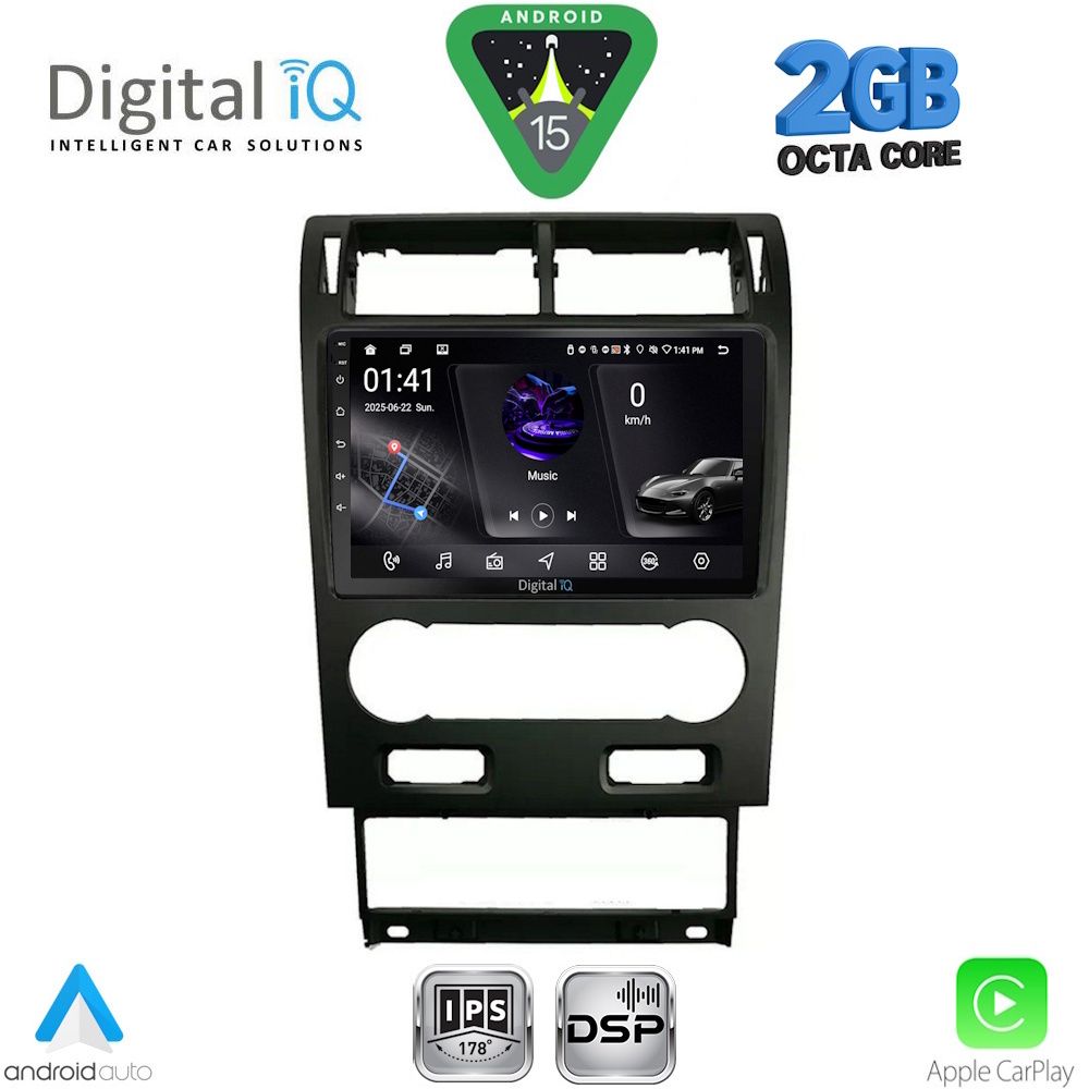 RSF4161_15 DIGITAL IQ RSF 4161A_CPA (9inc) MULTIMEDIA TABLET for FORD MONDEO mod. 2003-2006 - Image 1