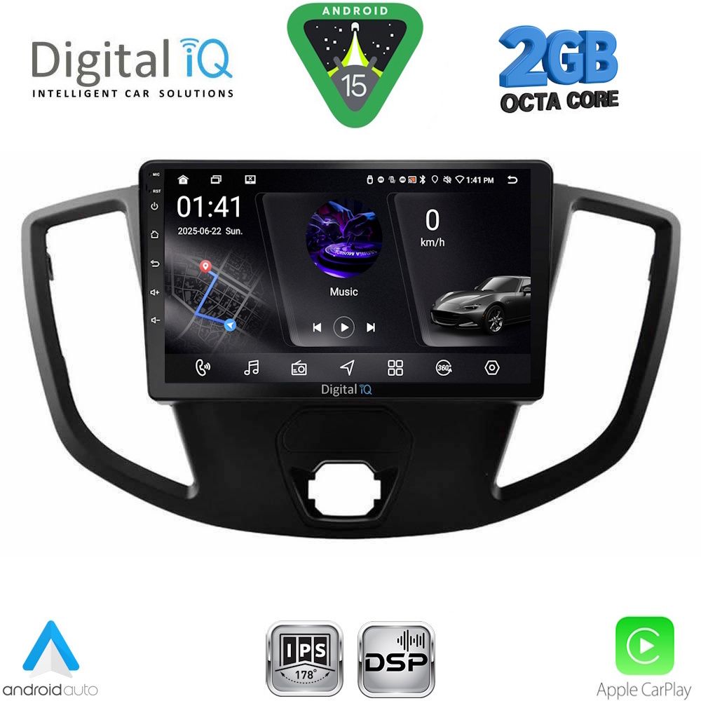RSF4179_15 DIGITAL IQ RSF 4179_CPA (9inc) MULTIMEDIA TABLET for FORD TRANSIT mod. 2014-2020 - Image 1