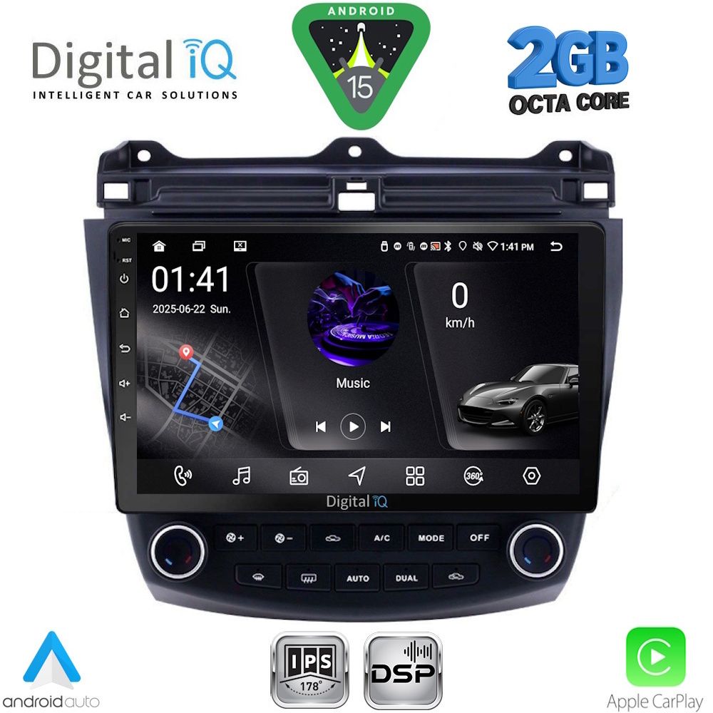 RSF4182_15 DIGITAL IQ RSF 4182_CPA (10inc) MULTIMEDIA TABLET for HONDA ACCORD mod. 2003-2007 - Image 1