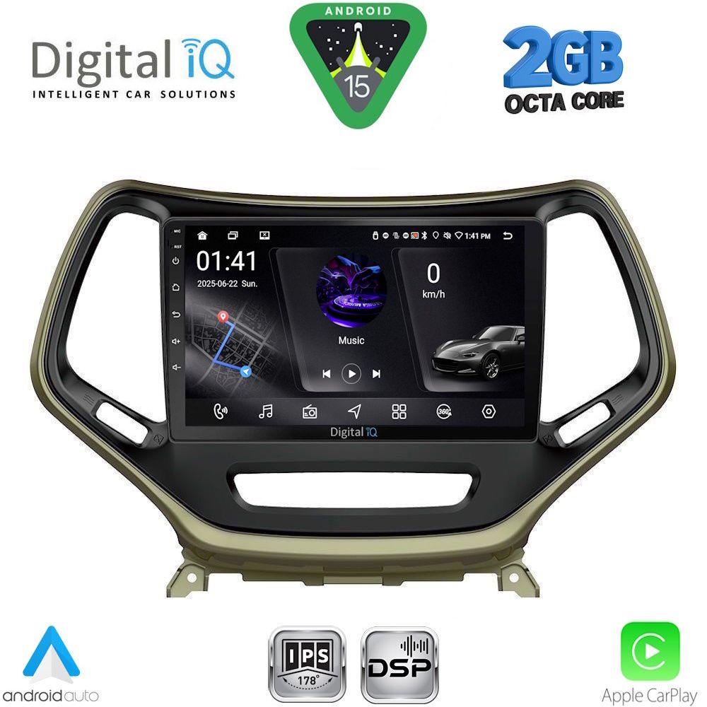 RSF4273_15 DIGITAL IQ RSF 4273_CPA (10inc) MULTIMEDIA TABLET for JEEP CHEROKEE mod. 2014-2024 - Image 1