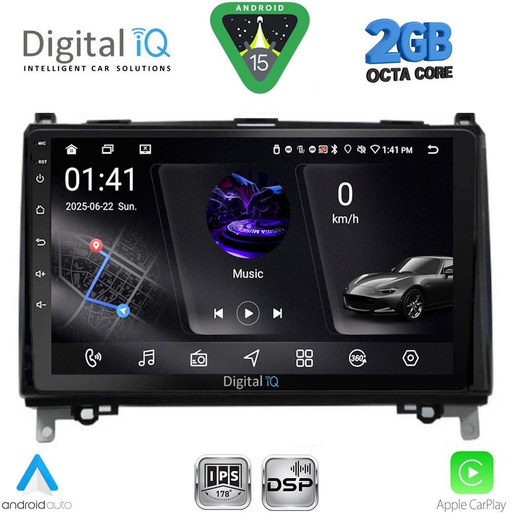 RSF4400_15 DIGITAL IQ RSF 4400_CPA (9inc) MULTIMEDIA TABLET for MERCEDES A – B -SPRINTER – VITO mod. 2007-2019 - Image 1
