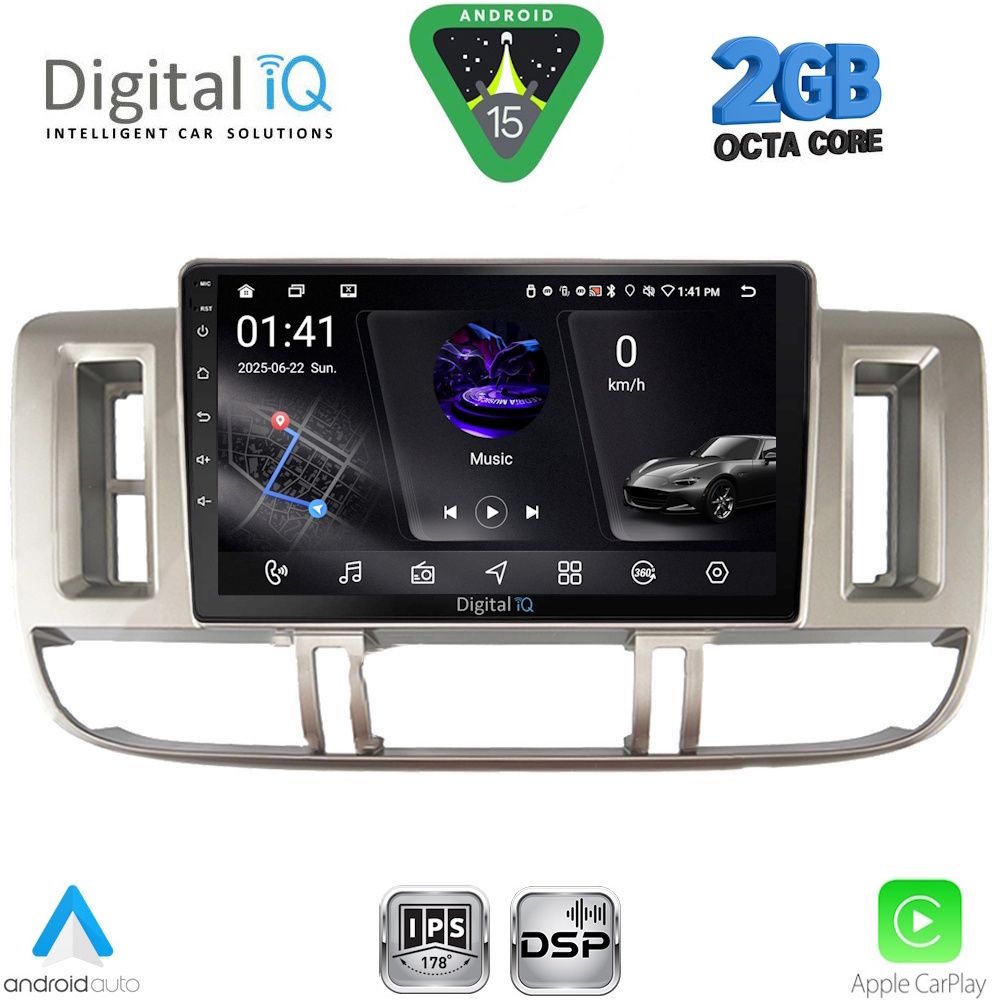 RSF4474_15 DIGITAL IQ RSF 4474_CPA (9inc) MULTIMEDIA TABLET for NISSAN XTRAIL mod. 2000-2004 - Image 1