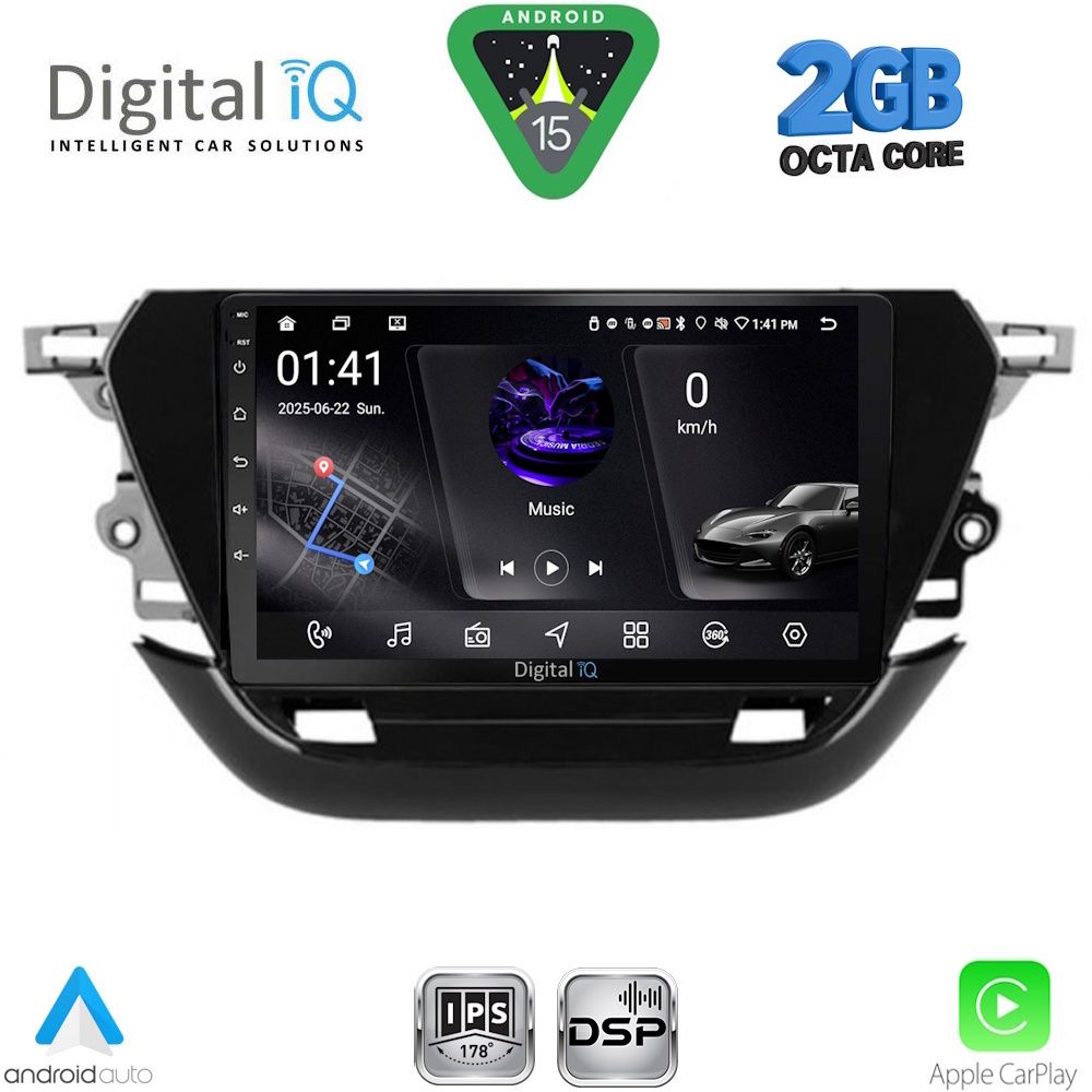 RSF4487_15 DIGITAL IQ RSF 4487_CPA (9inc) MULTIMEDIA TABLET for OPEL CORSA F mod. 2019-2024 - Image 1