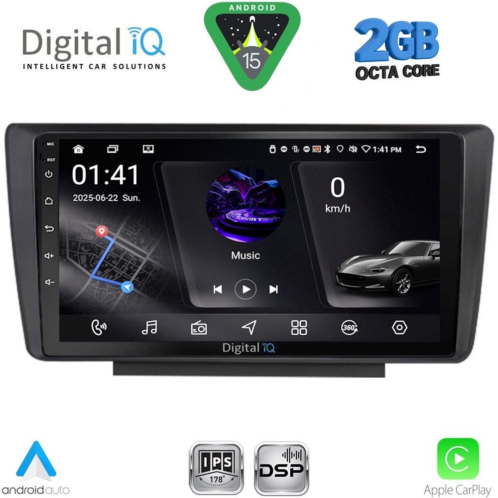 RSF4594_15 DIGITAL IQ RSF 4594_CPA (9inc) MULTIMEDIA TABLET for SKODA OCTAVIA 5 mod. 2005-2012 - Image 1