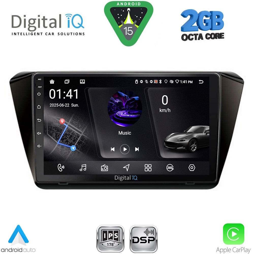 RSF4605_15 DIGITAL IQ RSF 4605_CPA (10inc)MULTIMEDIA TABLET for SKODA SUPERB mod. 2015-2023 - Image 1