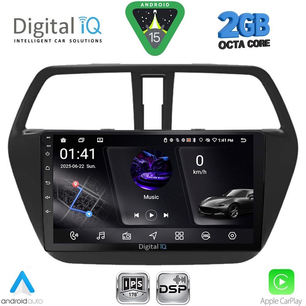 RSF4689_15 DIGITAL IQ RSF 4689_CPA (9inc) MULTIMEDIA TABLET for SUZUKI SX4 S-CROSS mod. 2014-2021 - Image 1