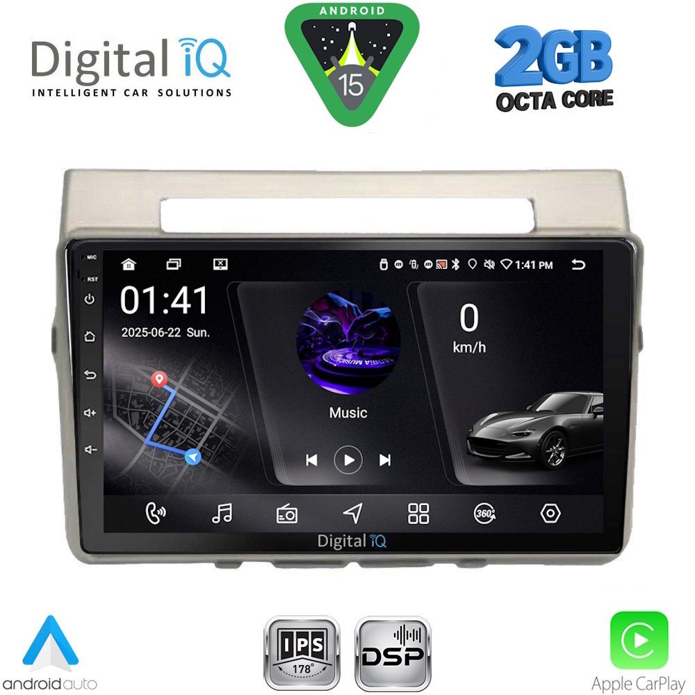 RSF4711_15 DIGITAL IQ RSF 4711B_CPA (9inc) MULTIMEDIA TABLET for TOYOTA COROLLA VERSO mod. 2004-2009 - Image 1
