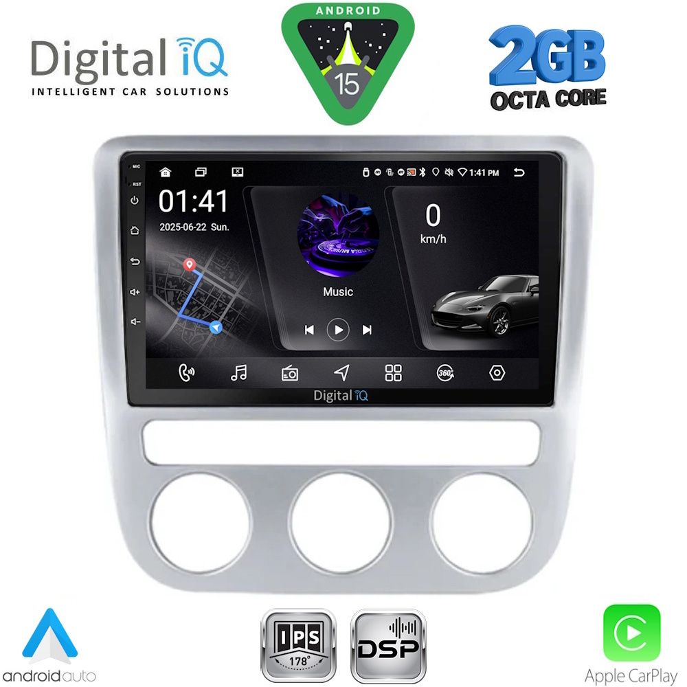 RSF4752_15 DIGITAL IQ RSF 4752_CPA CLIMA (9inc) MULTIMEDIA TABLET for VW EOS mod. 2006-2016 - SCIROCCO mod. 2008-2010 - Image 1