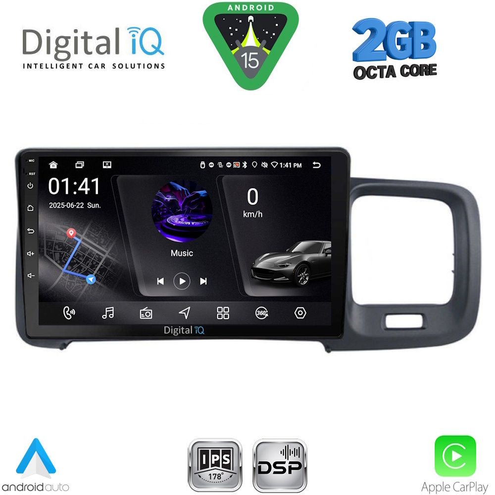 RSF4785_15 DIGITAL IQ RSF 4785_CPA (9inc) MULTIMEDIA TABLET for VOLVO S60 mod. 2010-2018 - Image 1