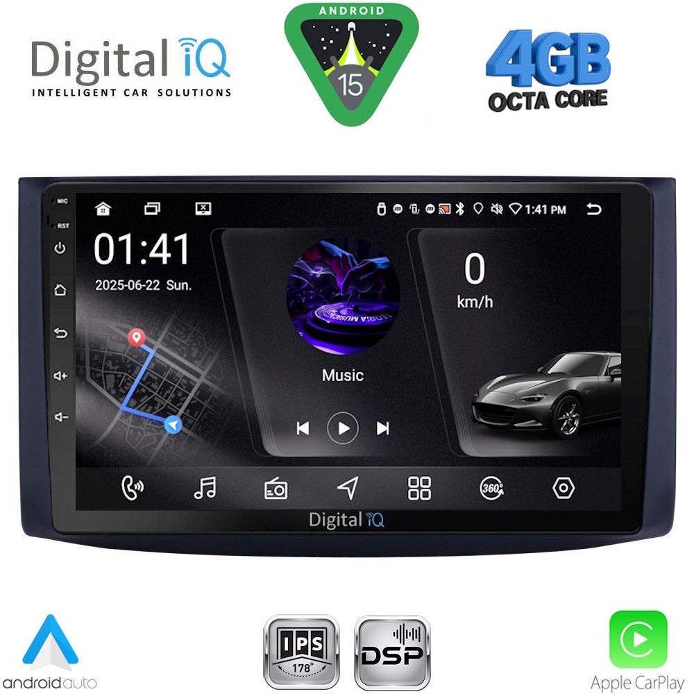 RSG6072_15 DIGITAL IQ RSG 6072_CPA (9inc) MULTIMEDIA TABLET for CHEVROLET AVEO mod. 2006-2010 - Image 1