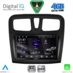 DIGITAL IQ RSG 6108SQ_CPA (9inc) MULTIMEDIA TABLET for DACIA LOGAN – SANDERO mod. 2012-2019