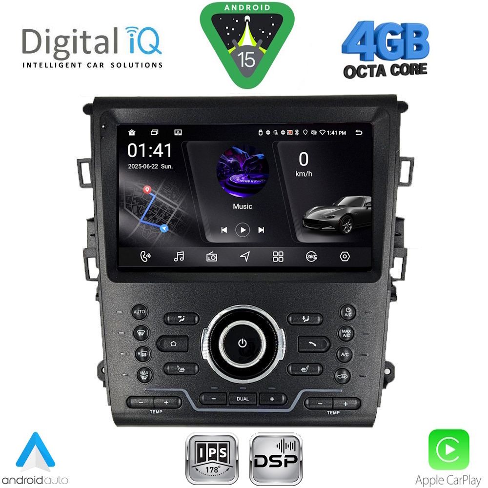 RSG6164CL_15 DIGITAL IQ RSG 6164_CPA CLIMA (9inc) MULTIMEDIA TABLET for FORD MONDEO mod. 2014-2023 - Image 1