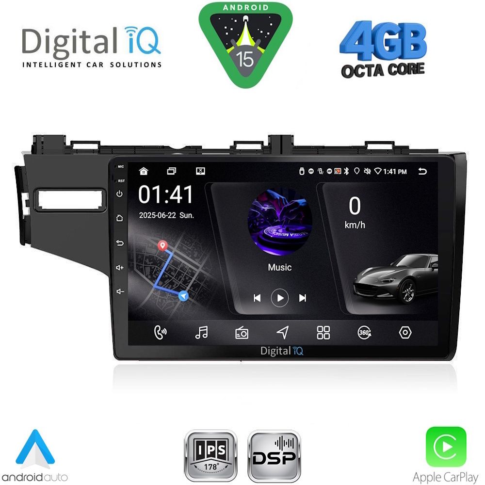 RSG6212_15 DIGITAL IQ RSG 6212_CPA (10inc) MULTIMEDIA TABLET for HONDA JAZZ mod. 2013-2019 - Image 1