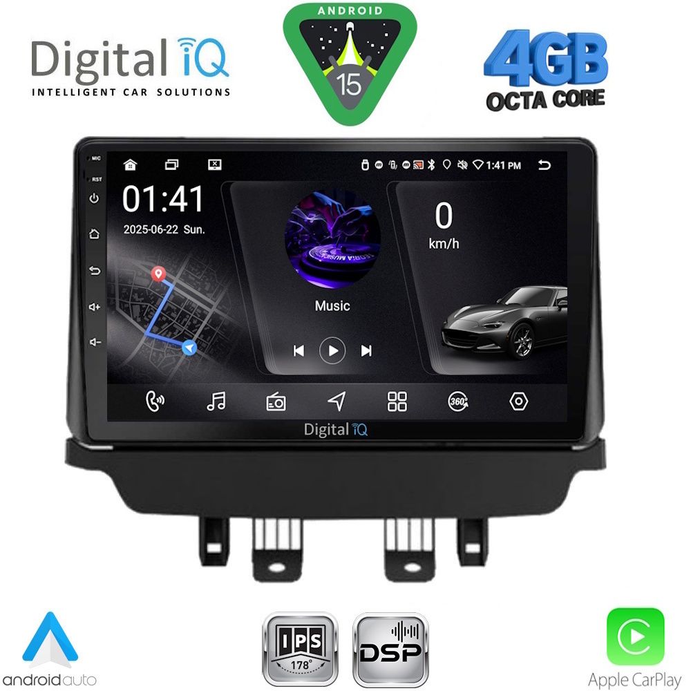 RSG6362_15 DIGITAL IQ RSG 6362_CPA (9inc) MULTIMEDIA TABLET for MAZDA 2 mod. 2014-2023 - Image 1
