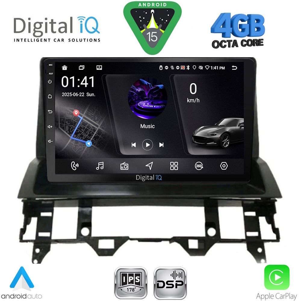 RSG6376_DASH_15 DIGITAL IQ RSG 6376_CPA DASH (10inc) MULTIMEDIA TABLET for MAZDA 6 mod. 2002-2008 - Image 1