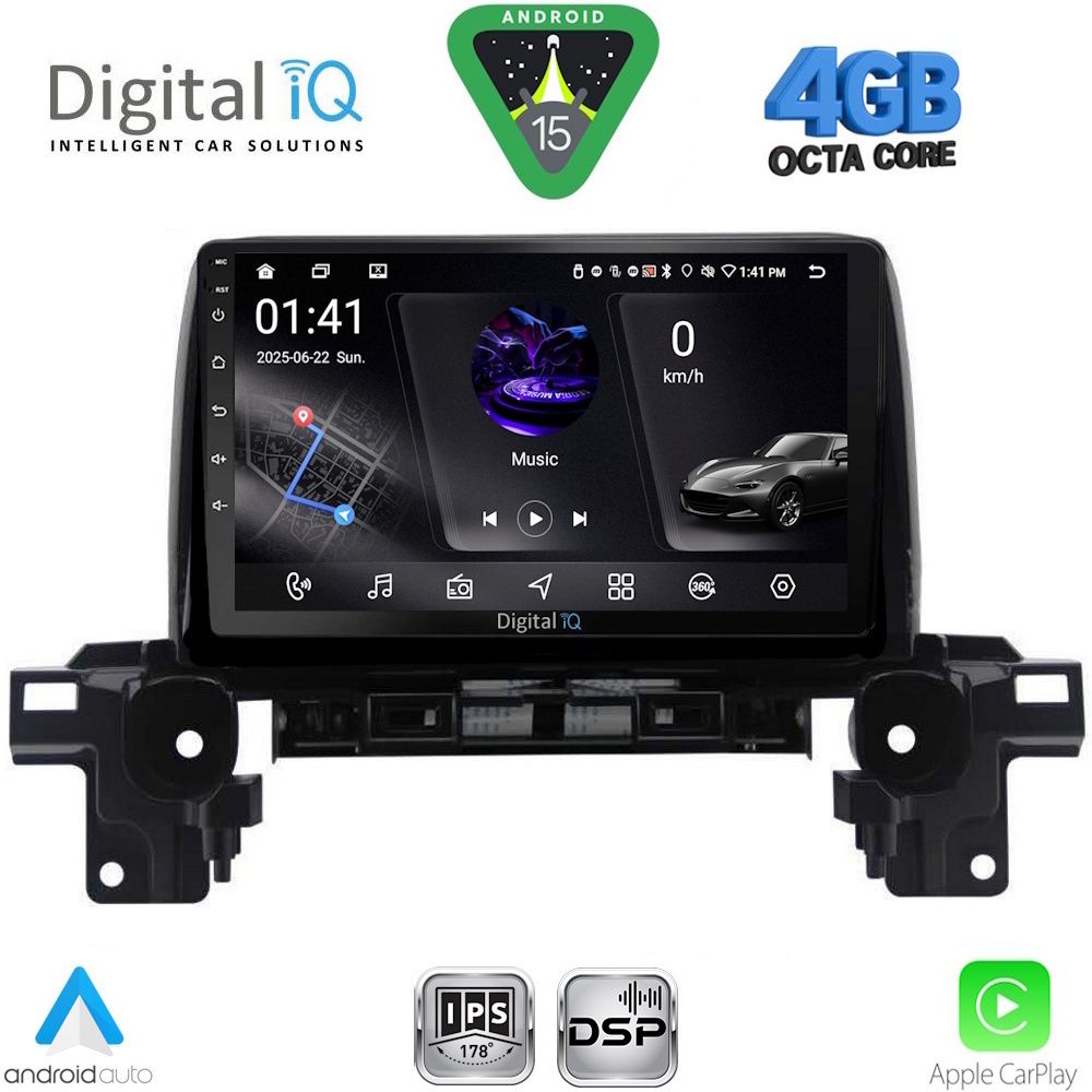 RSG6381_15 DIGITAL IQ RSG 6381_CPA (9inc) MULTIMEDIA TABLET for MAZDA CX5 mod. 2017-2025 - Image 1