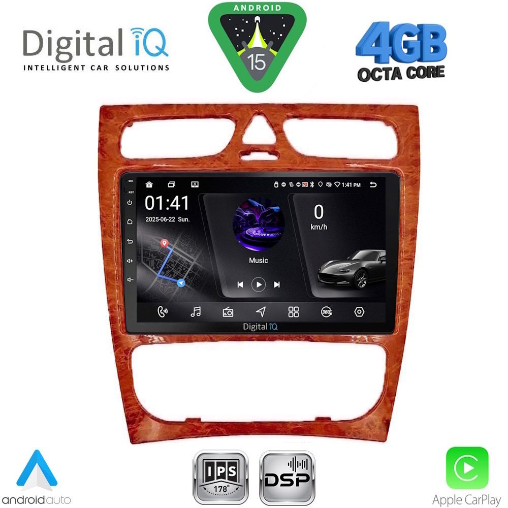 RSG6402CH_15 DIGITAL IQ RSG 6402CH_CPA (9inc) MULTIMEDIA TABLET for MERCEDES C (W203) mod. 1999-2004 - Image 1