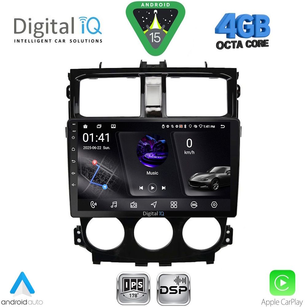 RSG6435_15 DIGITAL IQ RSG 6435_CPA (9inc) MULTIMEDIA TABLET for MITSUBISHI COLT mod. 2013-2023 - Image 1
