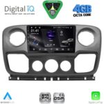 DIGITAL IQ RSG 6463_CPA (10inc) MULTIMEDIA TABLET for NISSAN NV400 - OPEL MOVANO - RENAULT MASTER mod. 2010-2020