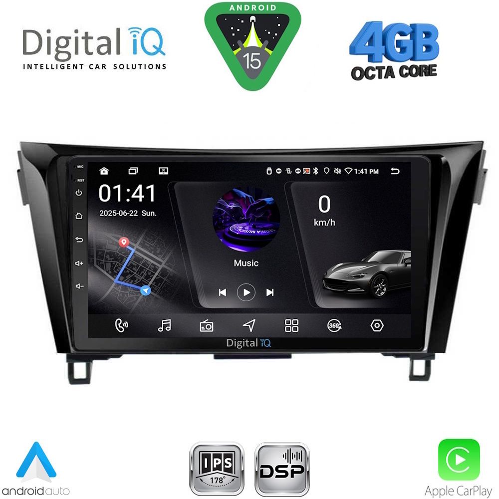 RSG6468_15 DIGITAL IQ RSG 6468_CPA (10inc) MULTIMEDIA TABLET for NISSAN QASHQAI - XTRAIL mod. 2014-2021 - Image 1