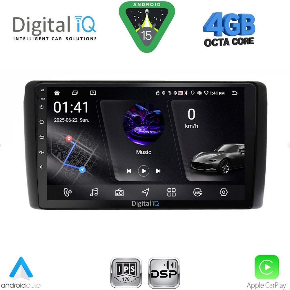 RSG6472_15 DIGITAL IQ RSG 6472_CPA (9inc) MULTIMEDIA TABLET for NISSAN LEAF mod. 2009-2017 - Image 1