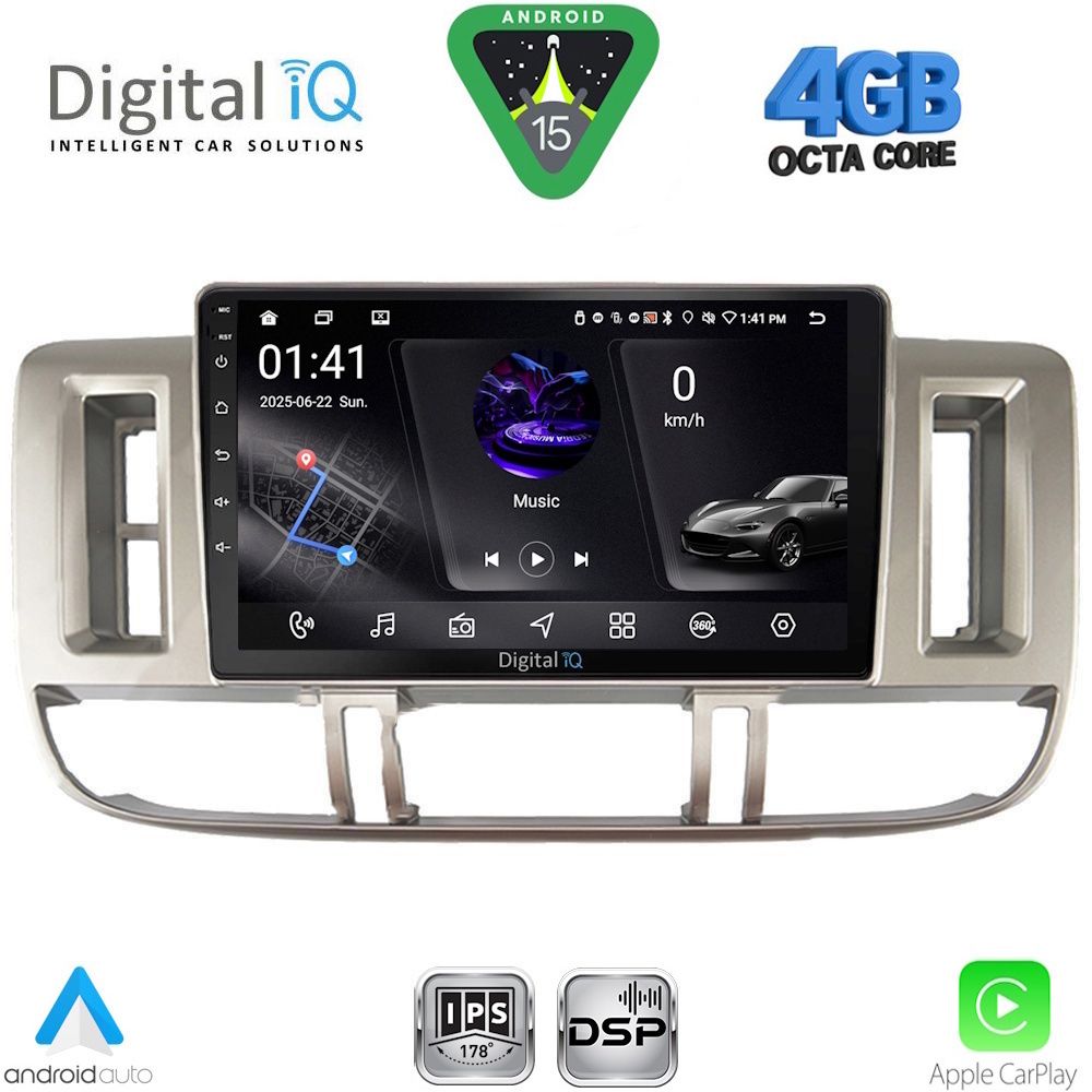RSG6474_15 DIGITAL IQ RSG 6474_CPA (9inc) MULTIMEDIA TABLET for NISSAN XTRAIL mod. 2000-2004 - Image 1
