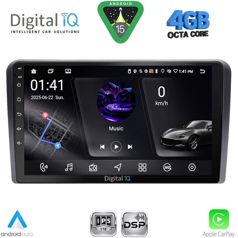 RSG6510_15 DIGITAL IQ RSG 6510_CPA (9inc) MULTIMEDIA TABLET for CITROEN - PEUGEOT - TOYOTA - Image 1