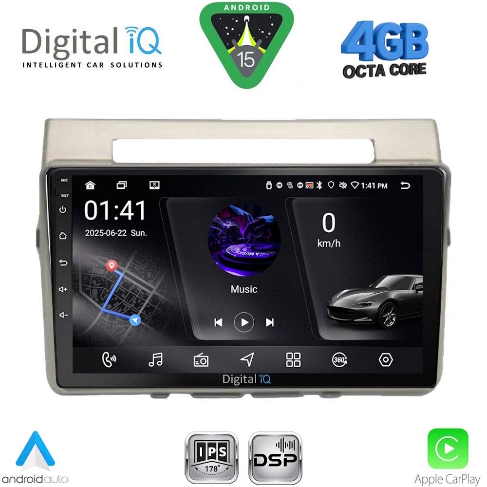 RSG6711_15 DIGITAL IQ RSG 6711B_CPA (9inc) MULTIMEDIA TABLET for TOYOTA COROLLA VERSO mod. 2004-2009 - Image 1